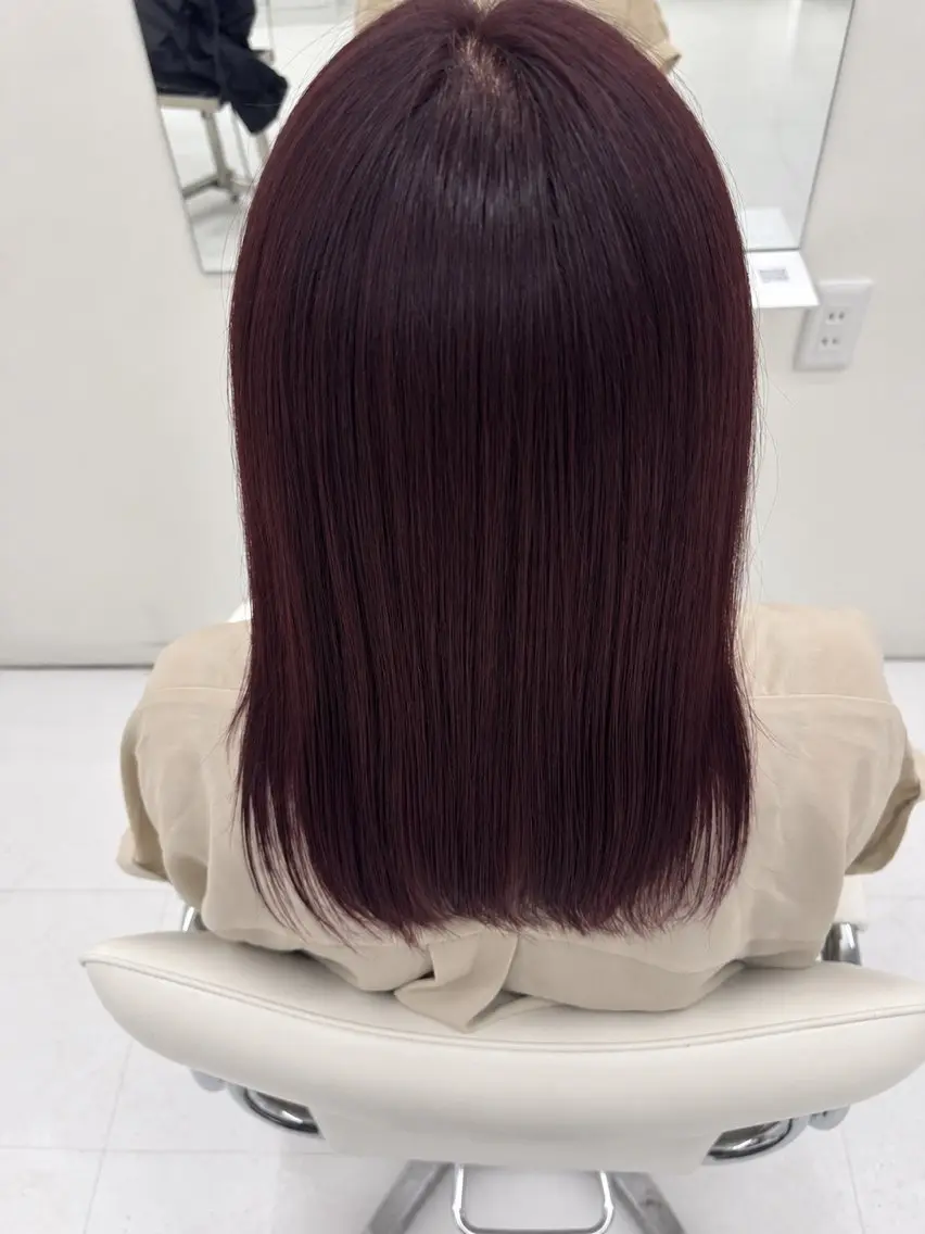 セミロング カラー so raのヘアスタイル
