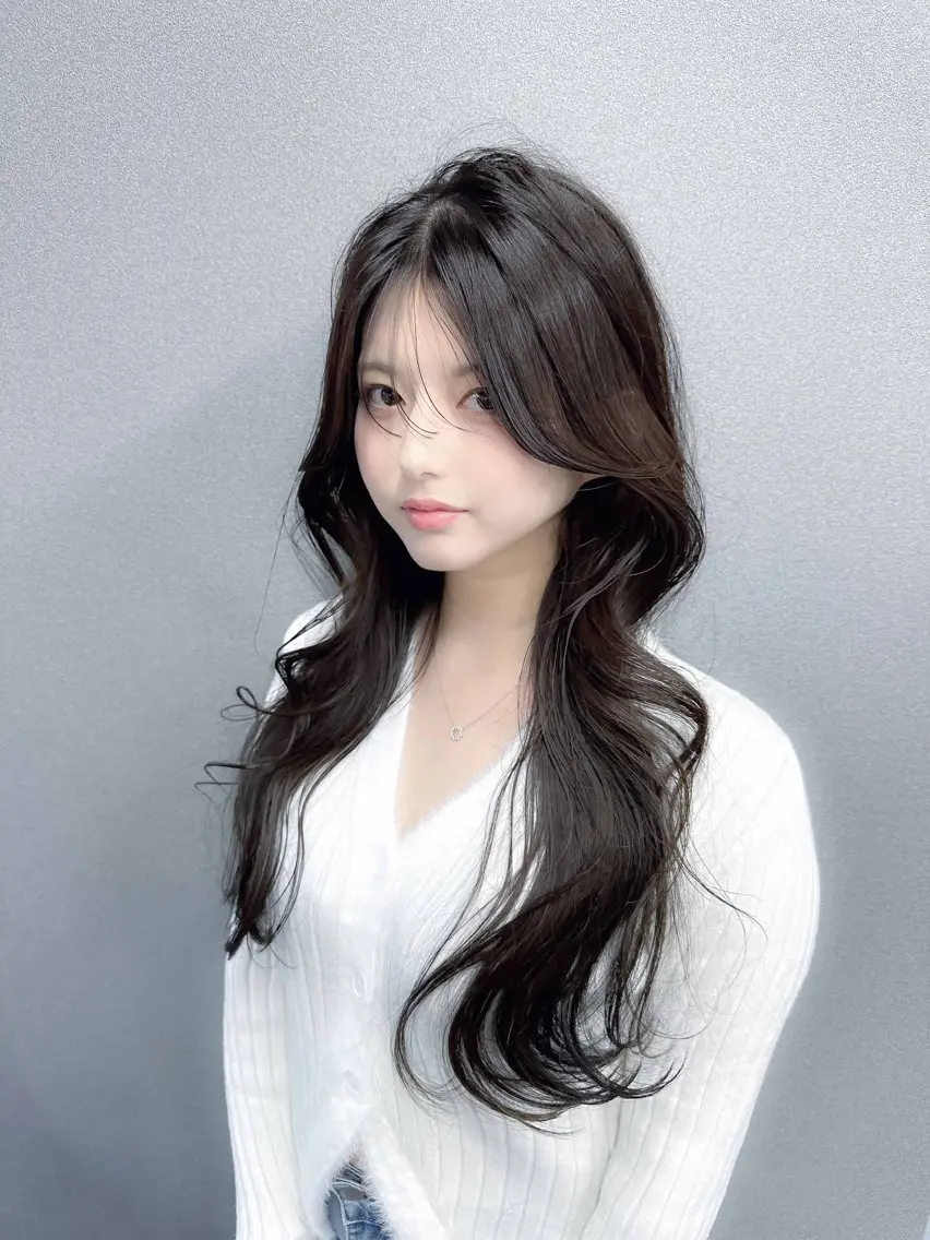 ロング カラー ヨシンモリ 💫モテ髪顔周り💫 塚　優貴のヘアスタイル