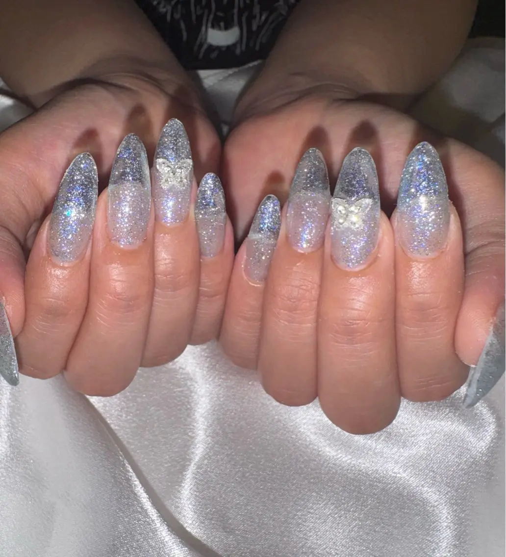ネイル 長さ出し フラッシュネイル Lile'a nailのネイルデザイン