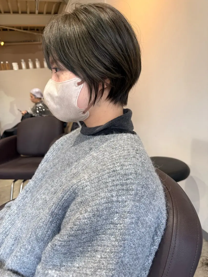 ショート ボブ 髪質改善 韓国風ヘア レイヤーカット ショートヘア suii..hair designのヘアスタイル