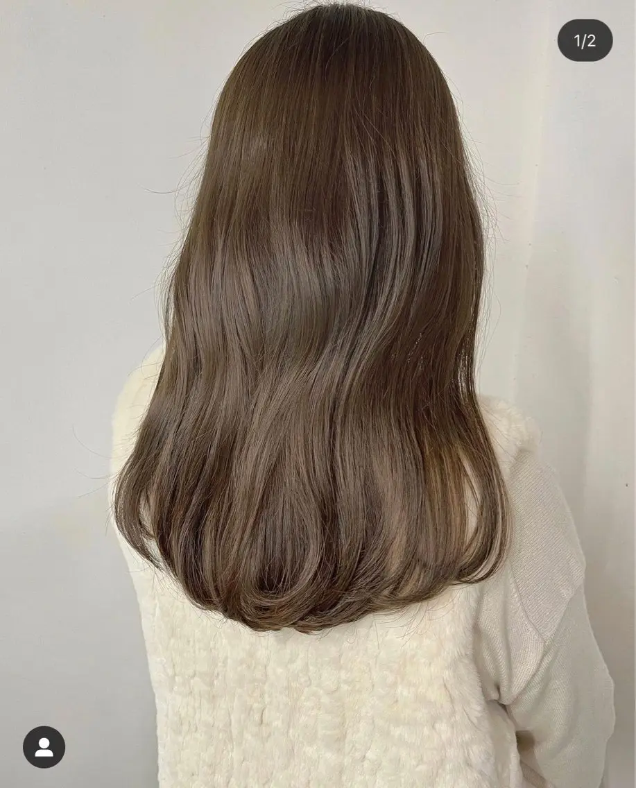 ミディアム アッシュ 神崎 一洋のヘアスタイル