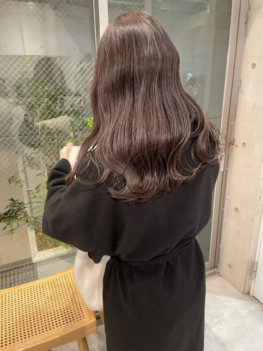 セミロング カラー グレージュ カット ヘアカラー トリートメント レイヤーカット🎀 kanaのヘアスタイル
