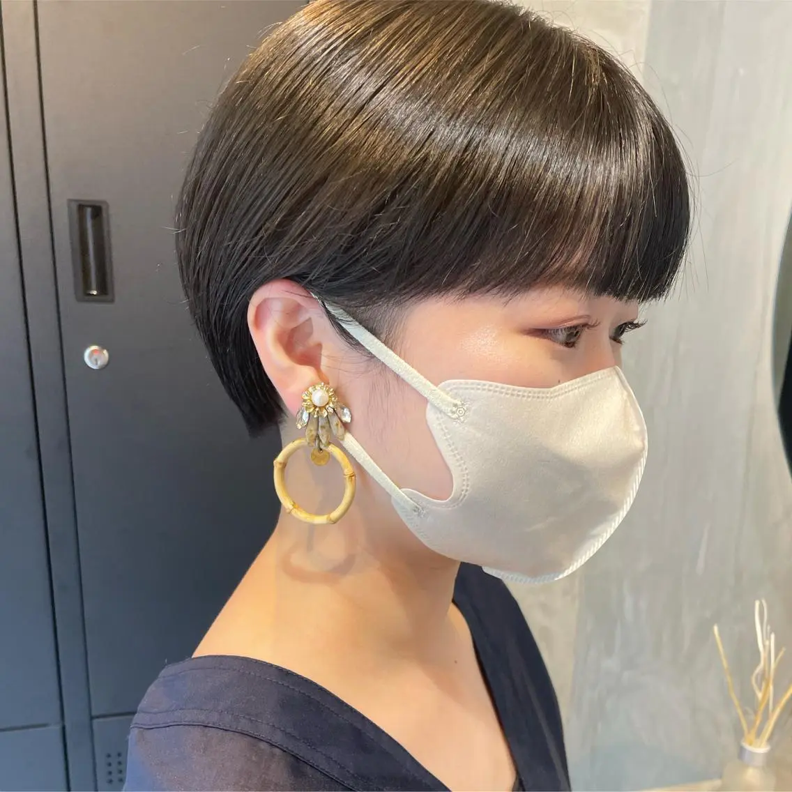 ショート カラー カット ヘアカラー ヤマモト マイのヘアスタイル