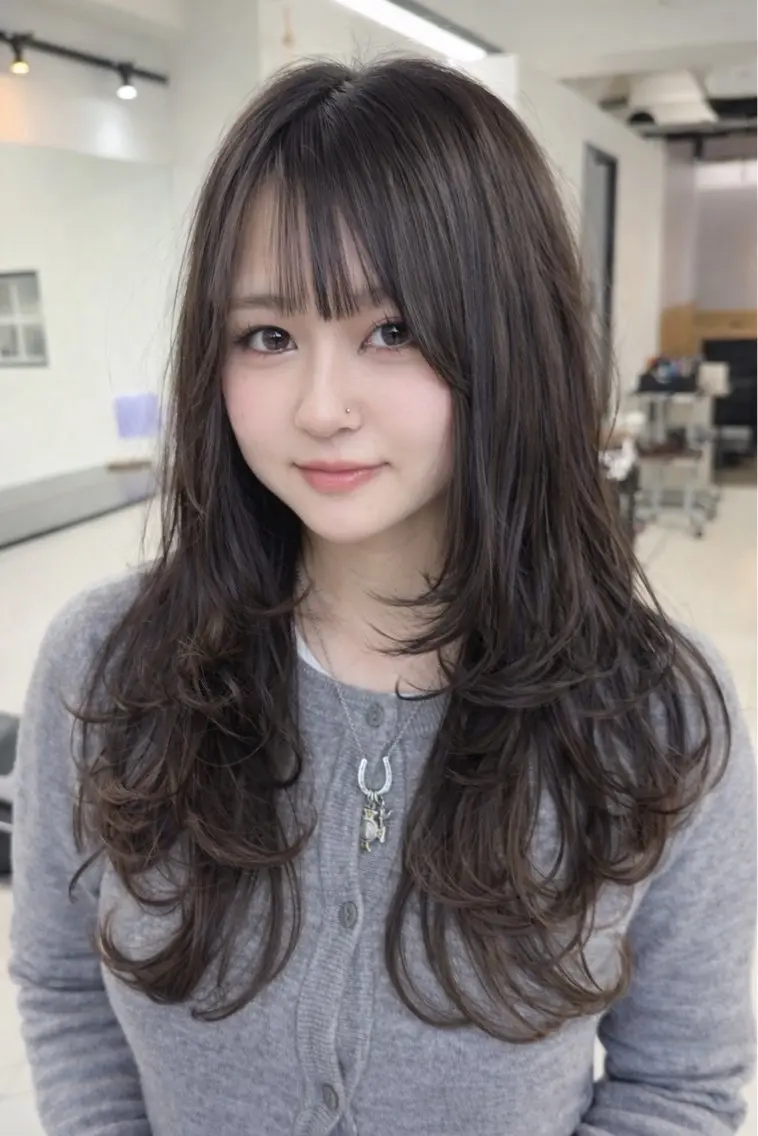 ロング カット 🍀お悩み改善憧れの 美髪　小林風雅のヘアスタイル