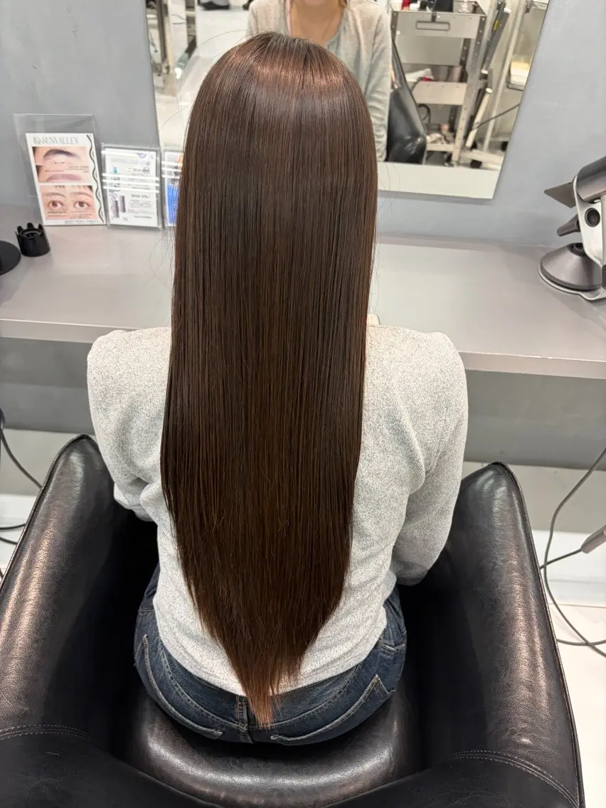 ロング 田中 アゲハのヘアスタイル