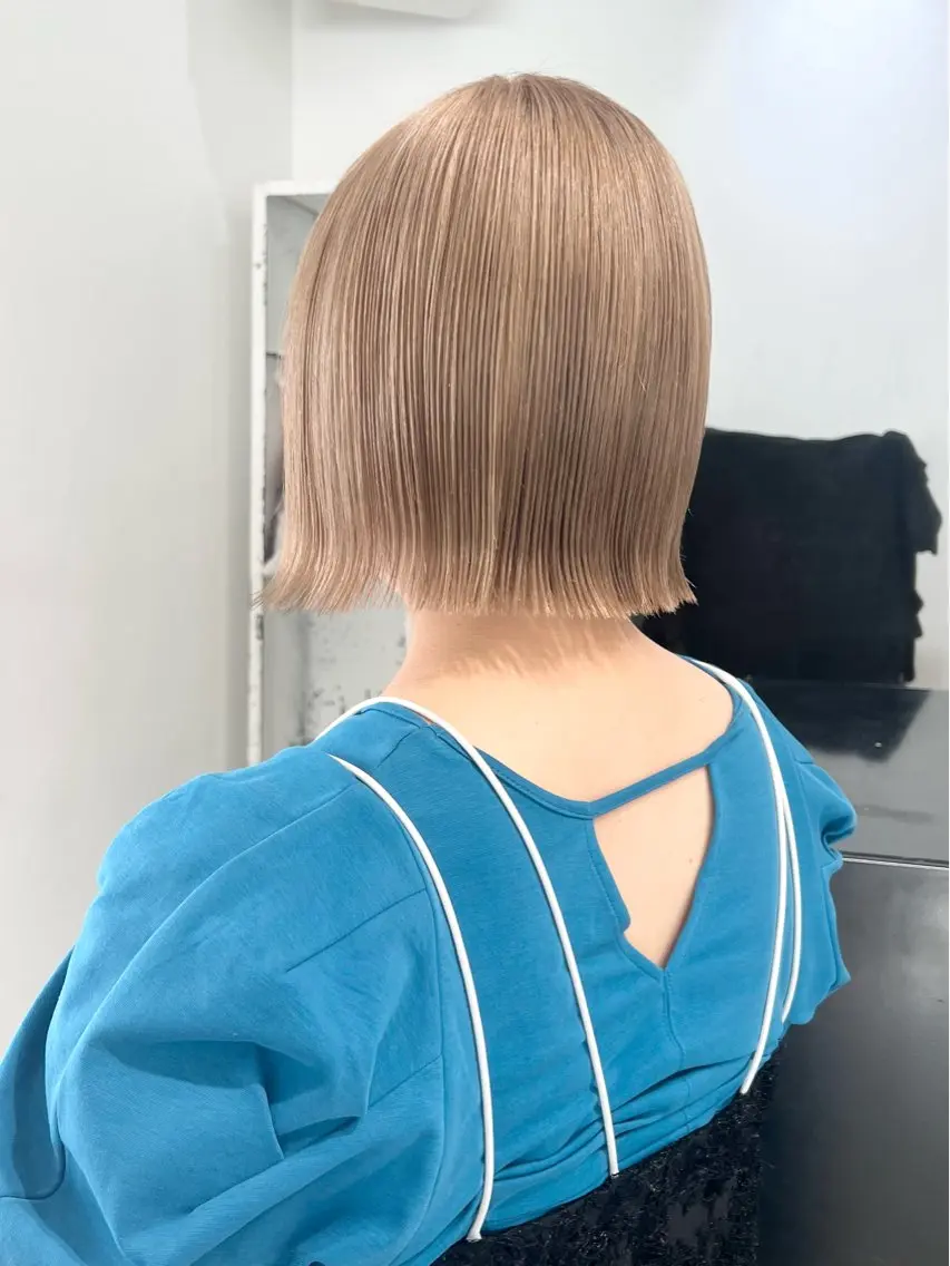 ショート カラー カット ヘアカラー トリートメント HARU//原宿🤍 リピート率NO.1のヘアスタイル