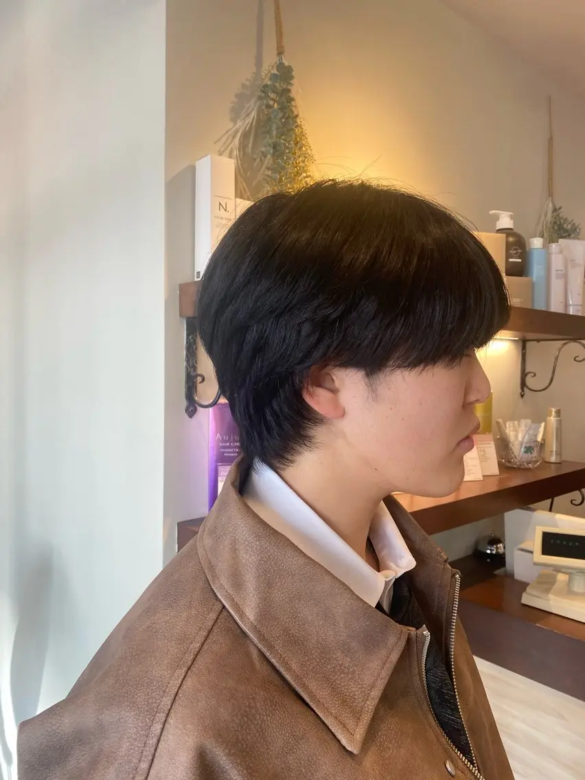 <メンズ限定>骨格矯正カット＋ナチュラル縮毛矯正の写真