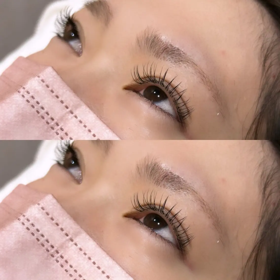 マツエク・マツパ Cカール マツエク 🇰🇷レイヤー/ト レンドまつげ🎀ミキのヘアスタイル