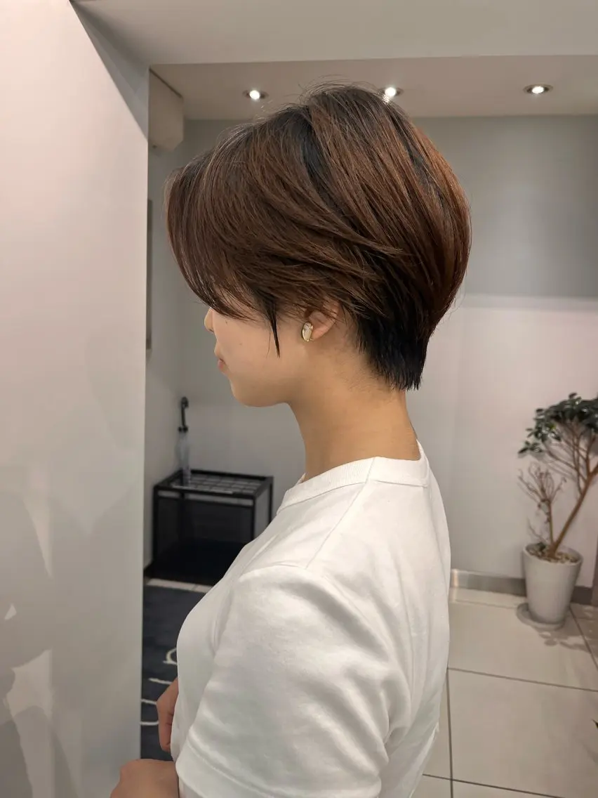 ショート 渋谷ショート、パーマ 美容師vain はるのヘアスタイル