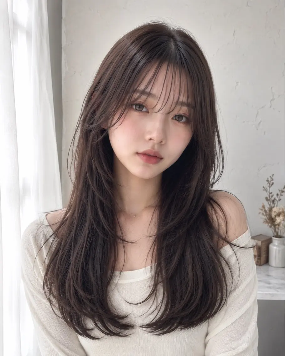 セミロング カット ヘアカラー トリートメント 🦋The Ect Lien小川琉華🦋のヘアスタイル