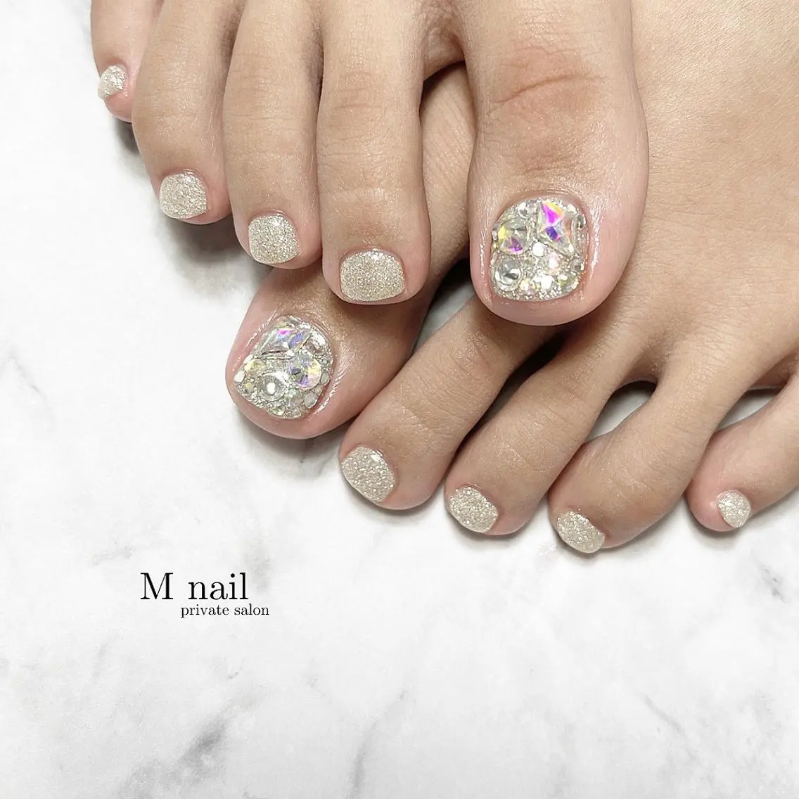 ネイル キラキラネイル M nailのネイルデザイン