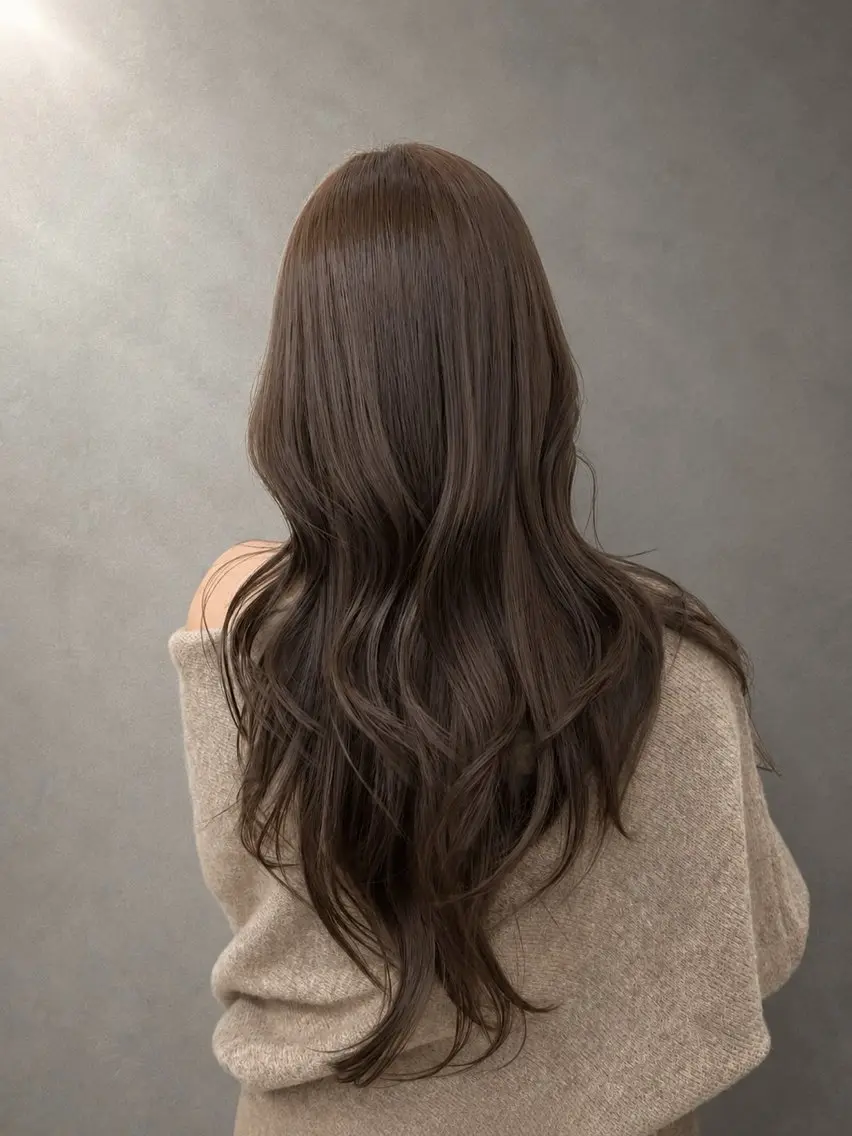 カラー 坂井 朱里のヘアスタイル