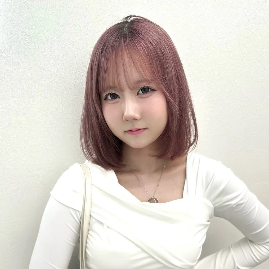 ミディアム 大人っぽ中韓レディ ヘア🤍MAOのヘアスタイル