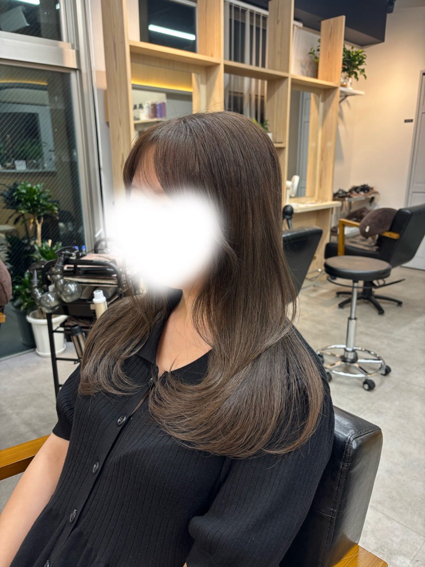 ロング カラー ヘアアレンジ ヘアカラー トリートメント 🫧透明感カラー/ Wカラー🫧namiのヘアスタイル