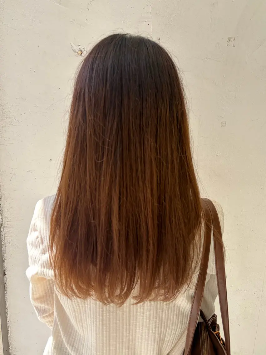 セミロング 【無料】カット いながわゆあのヘアスタイル