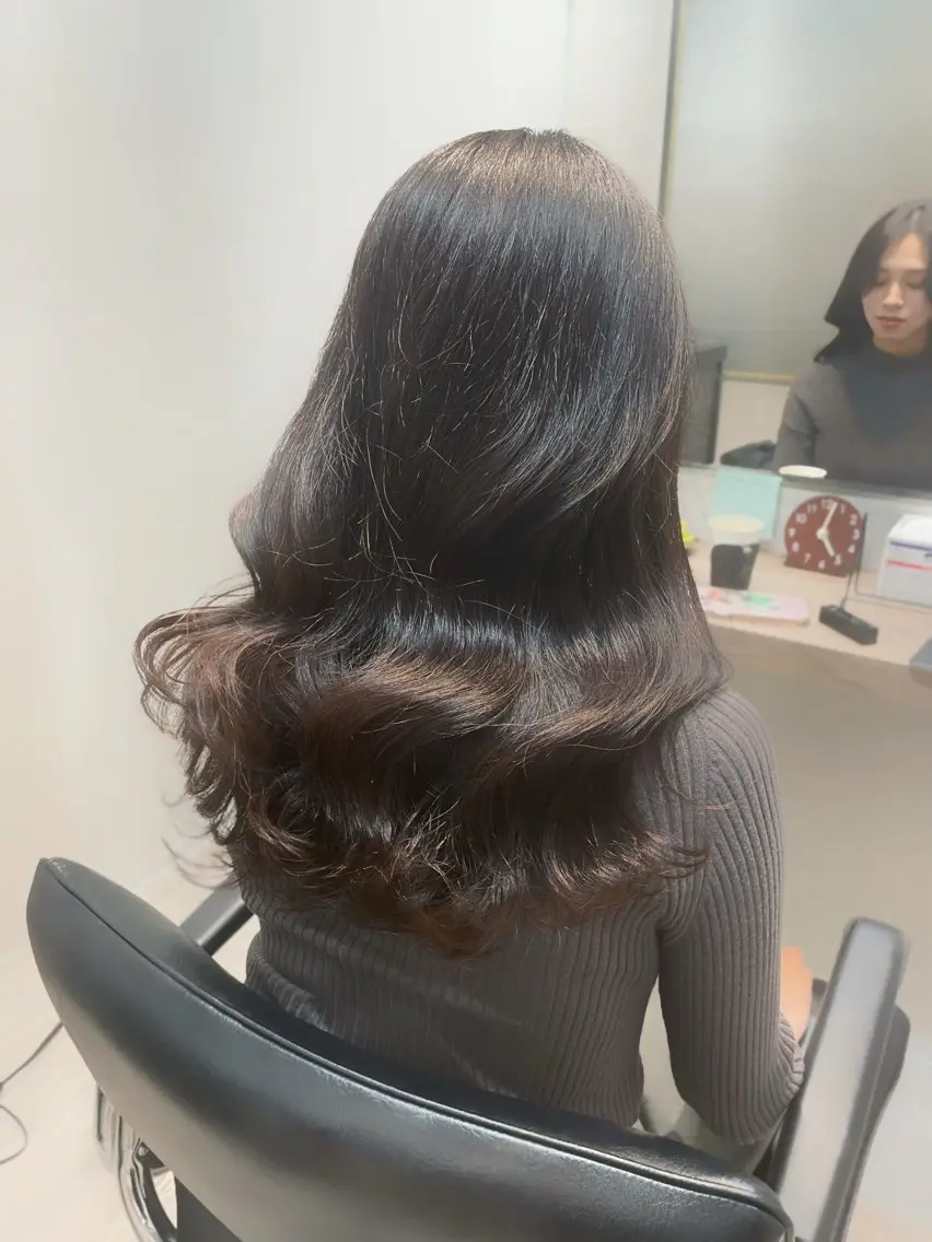 ロング ロング . 歌音のヘアスタイル