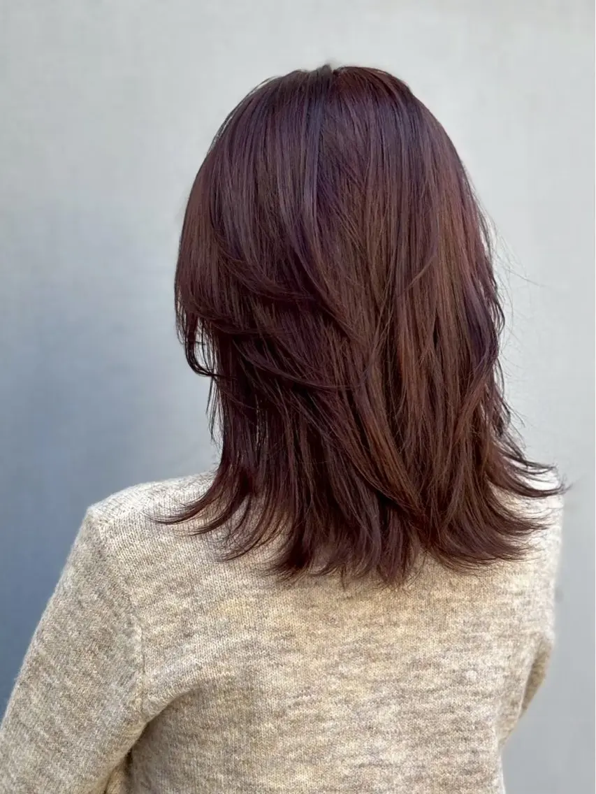 カラー ブラウンカラー ヘアカラー 藤島 凜櫻のヘアスタイル