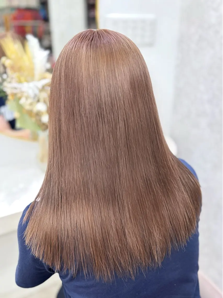 ミディアム カラー ヘアカラー 🫧そあん🫧大宮 カットモデル様募集中のヘアスタイル
