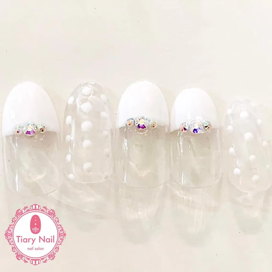 ネイル 桜ネイル 長さ出し オフィスネイル スカルプネイル シンプルネイル 💗🪽Tiary Nail🪽💗のネイルデザイン