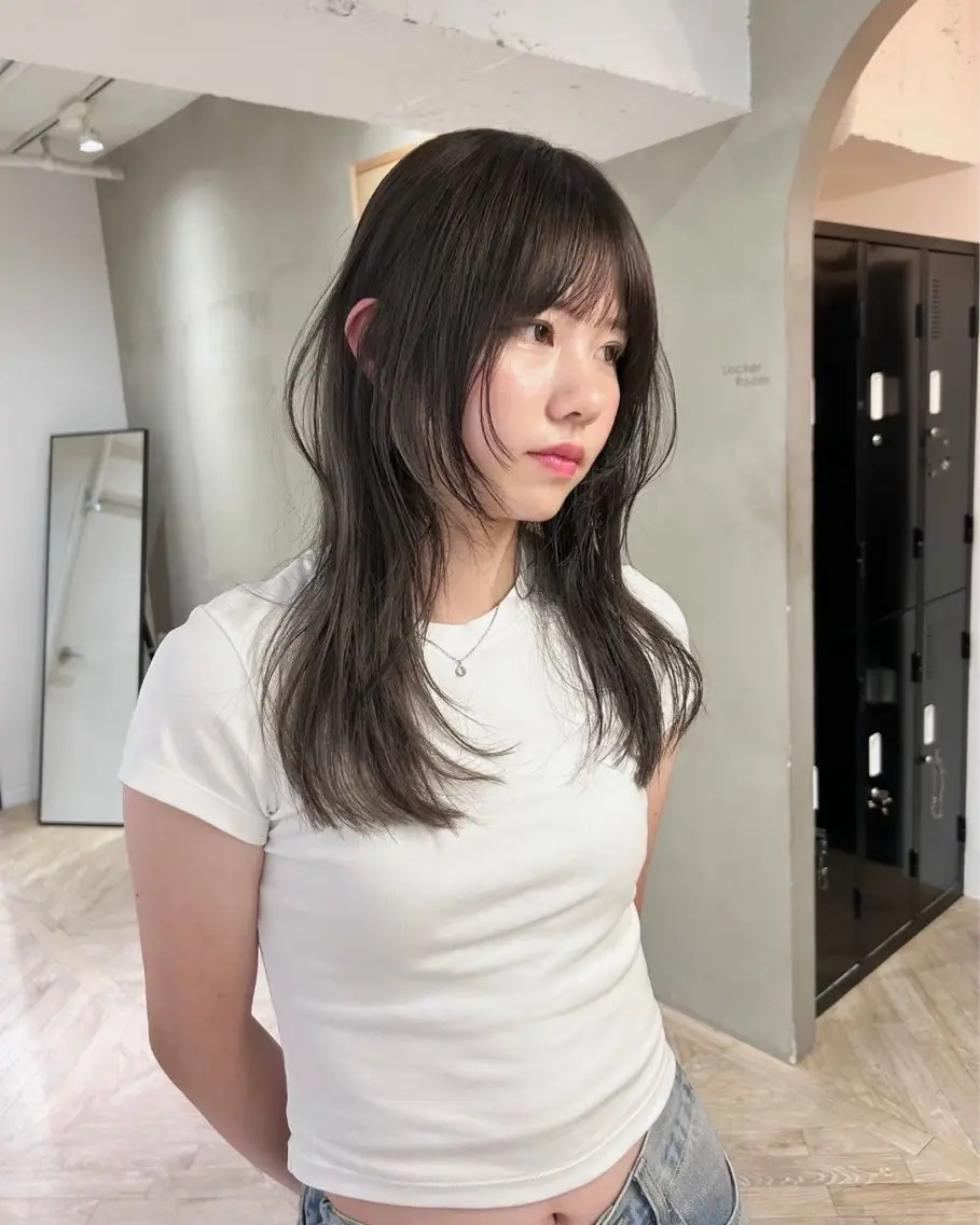 【ご新規様ならどなたでも🏵️】透明感カラー+3STEPトリートメント//韓国レイヤー/髪質改善/暖色/ミニモ学割/の写真