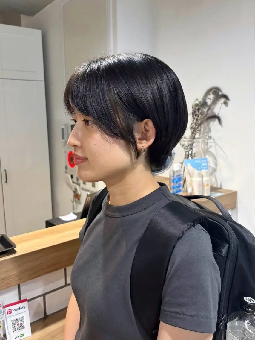 ショート 丸みショート ショートヘア カット 透明感カラー💎 似合わせ/小由葵のヘアスタイル