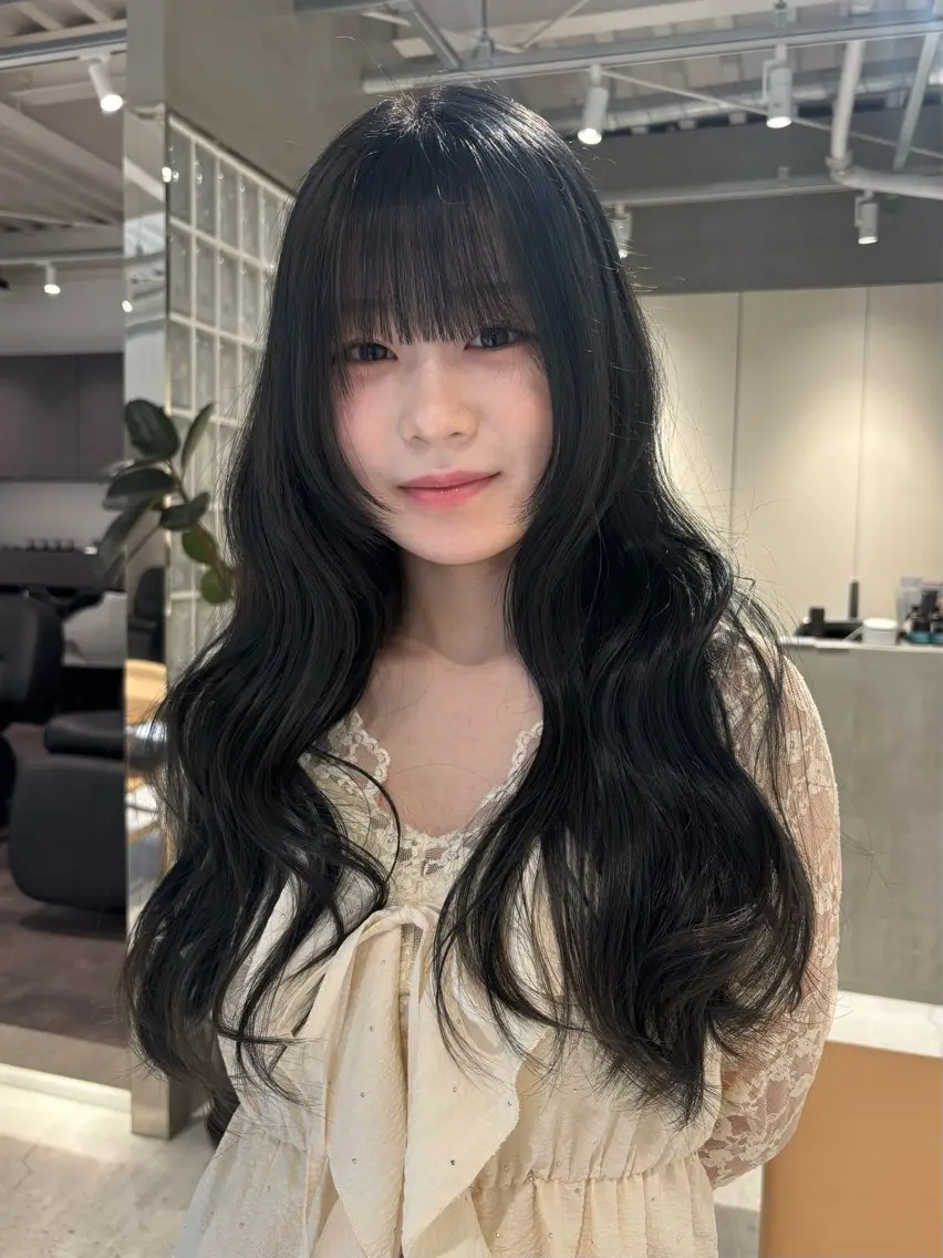 ロング らん カラーモデル募集中のヘアスタイル