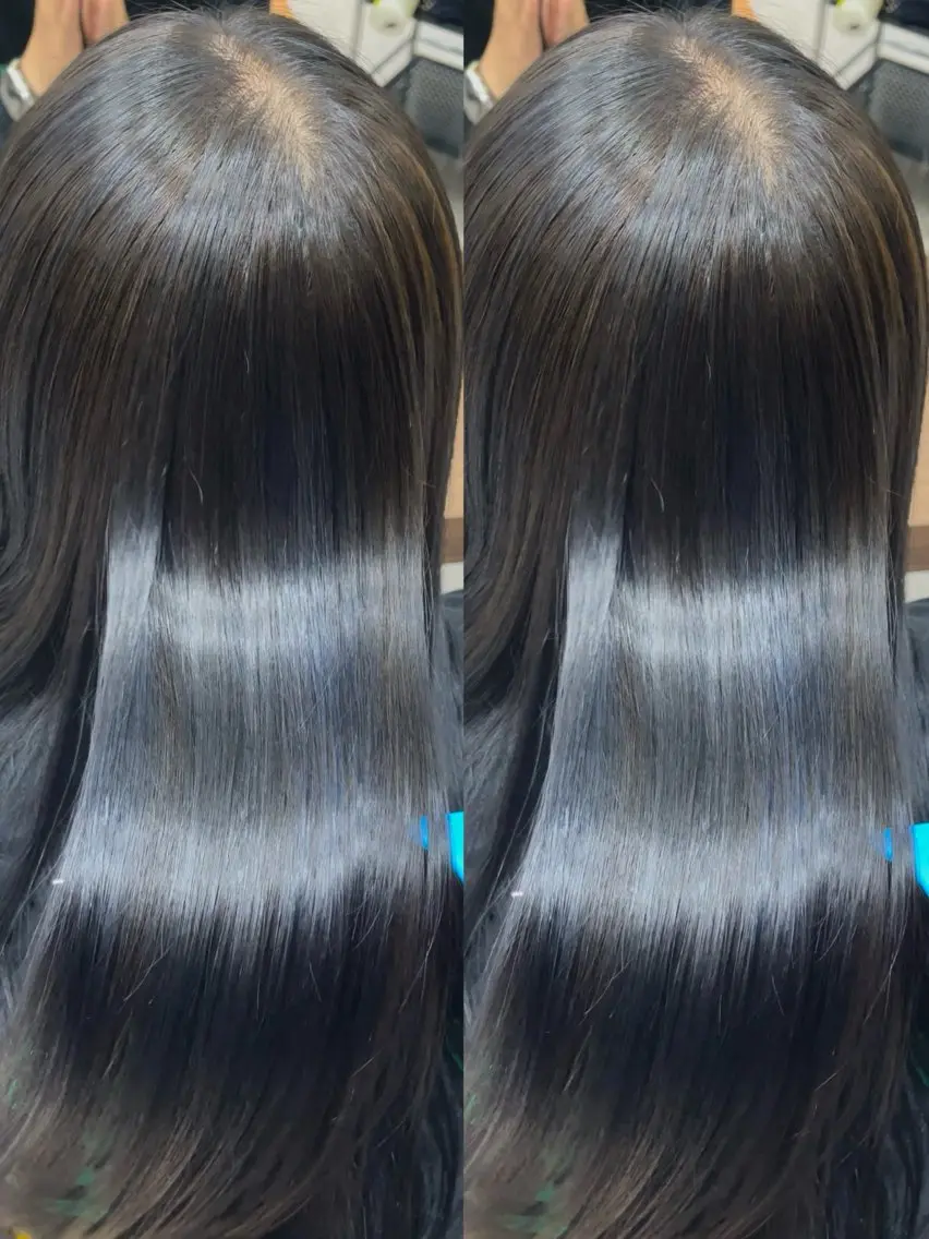 セミロング 朝5分でキマる艶髪 ／ヤマダのヘアスタイル