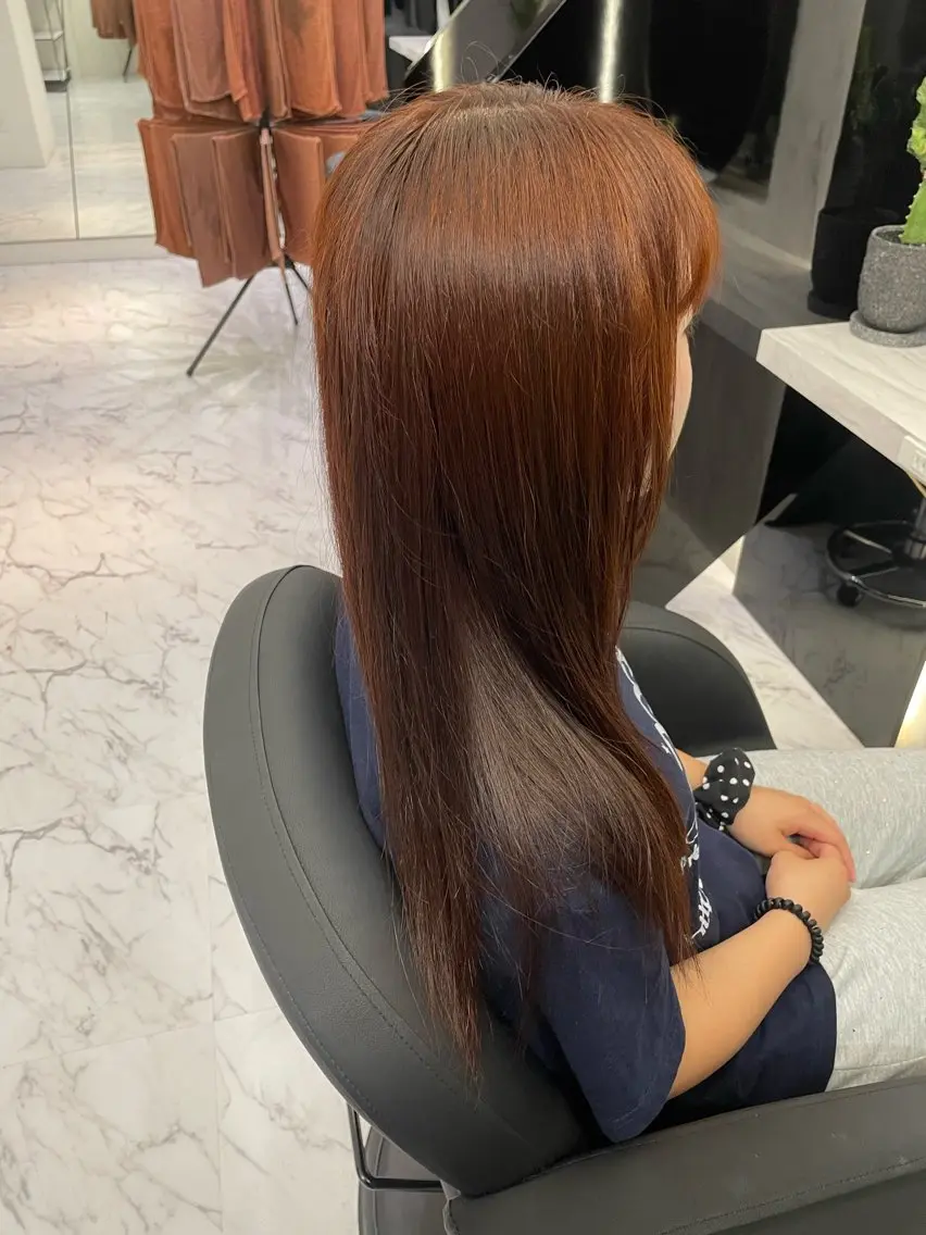 ロング カラー ヘアカラー TheEct Q'n ໒꒱· ﾟななこのヘアスタイル