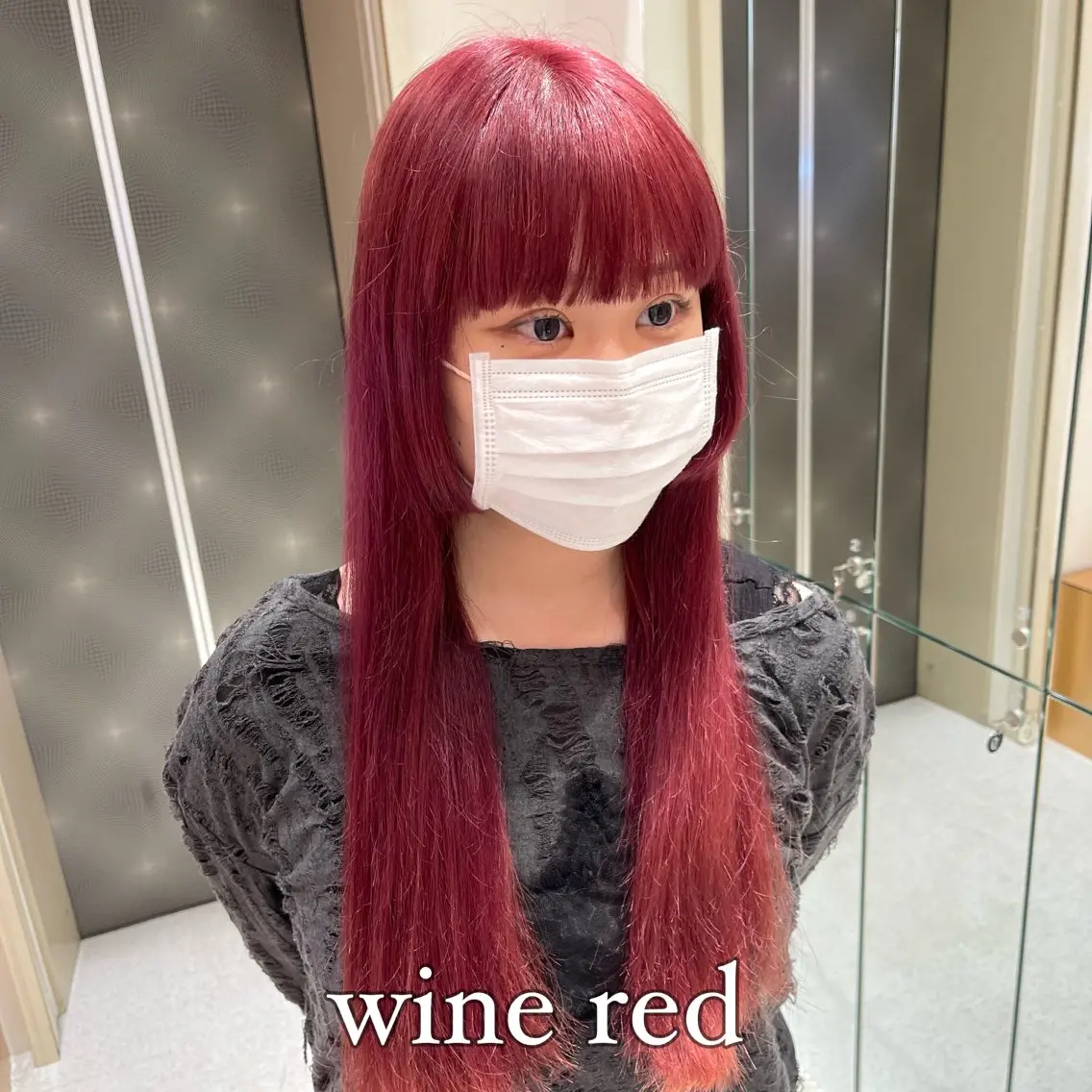 ロング カラー カット ヘアカラー トリートメント ✨縮毛矯正　韓国ヘア レイヤー✨大濱快斗のヘアスタイル