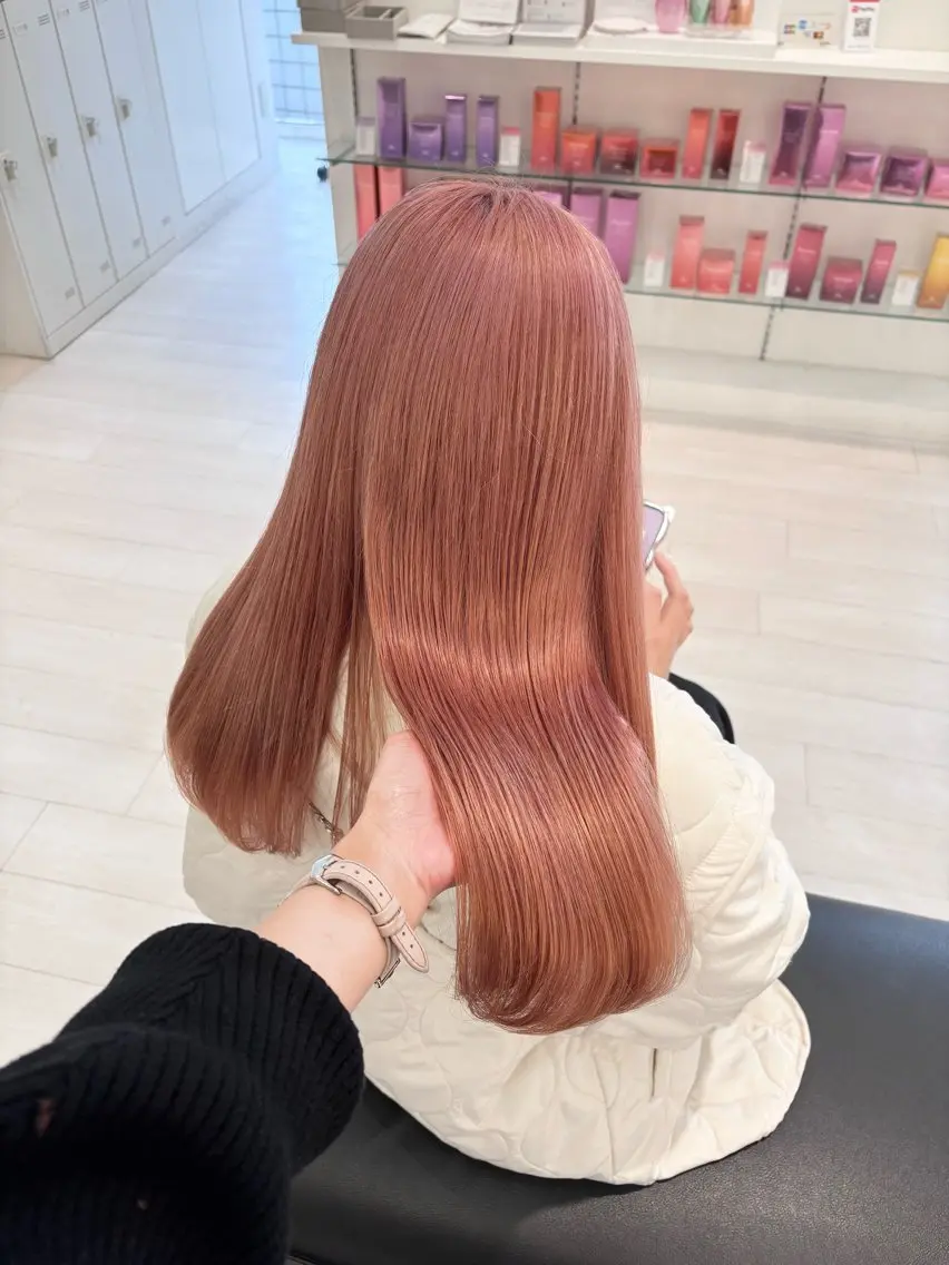 ロング カラー ロング カット ヘアカラー ParveMix 🪽鳥取彩花のヘアスタイル