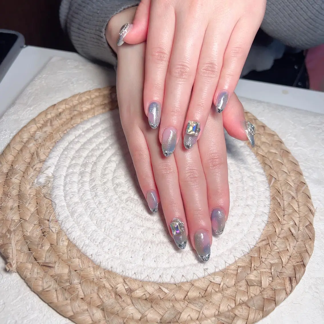 ネイル ハンドネイル M 🌷Nail 長さだし専門店のネイルデザイン