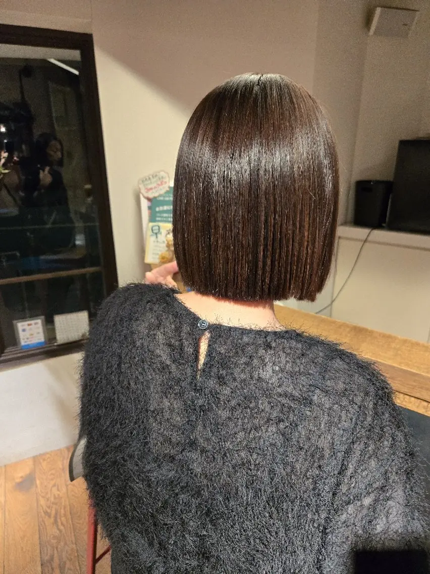 ミディアム カラー カット ヘアカラー トリートメント 韓国好き🇰🇷 美容師MIKUのヘアスタイル