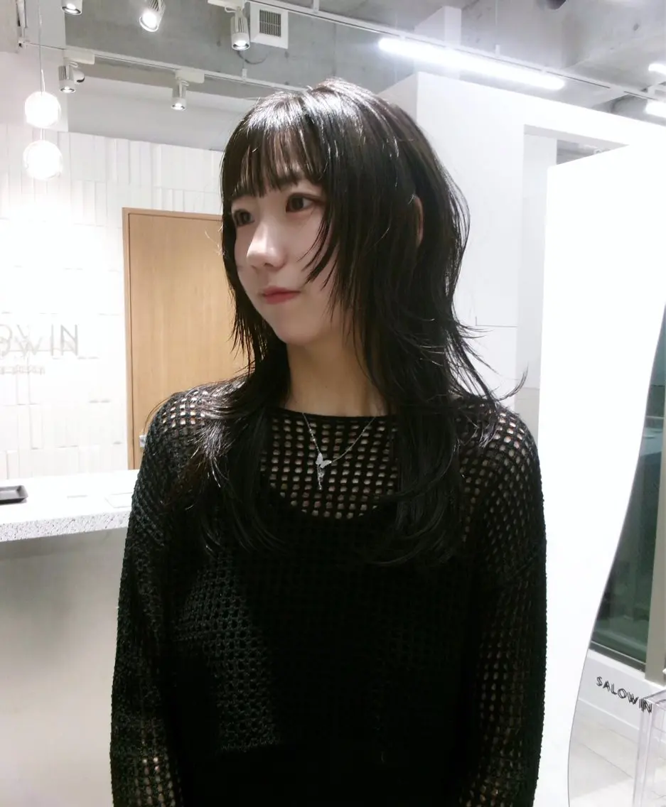 ロング レイヤーカット ロング ウルフカット ウルフレイヤー ✂︎ウルフカット /レイヤーカット✂︎のヘアスタイル