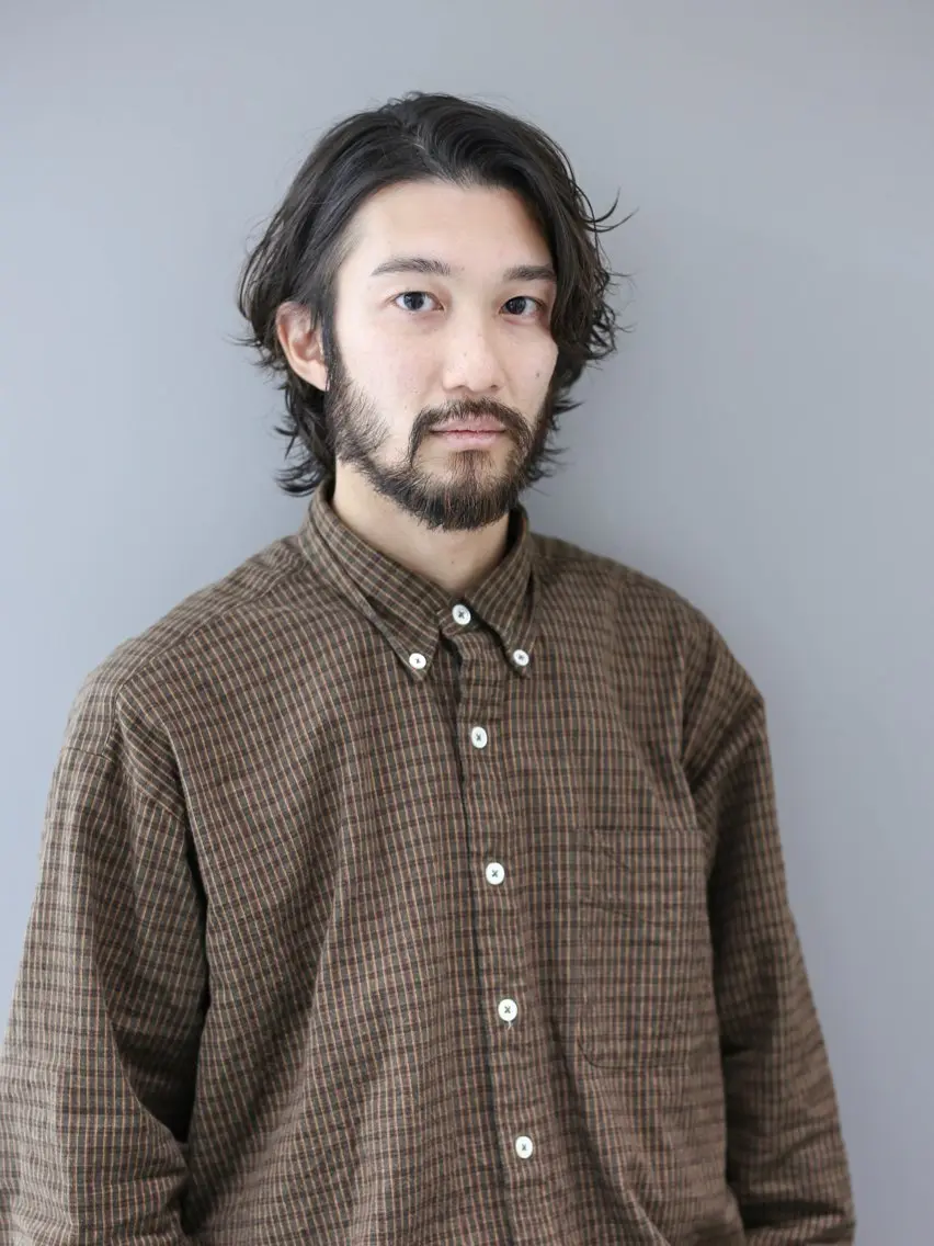 メンズ カット パーマ メンズカット 鈴木ルナのヘアスタイル