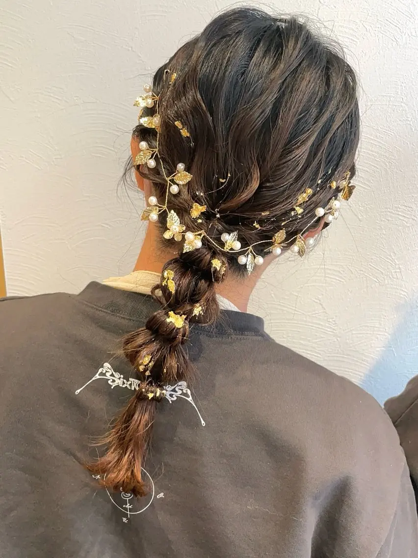 セミロング ヘアアレンジ 札幌 ヘアアレンジ 🍎 タナカセリナのヘアスタイル