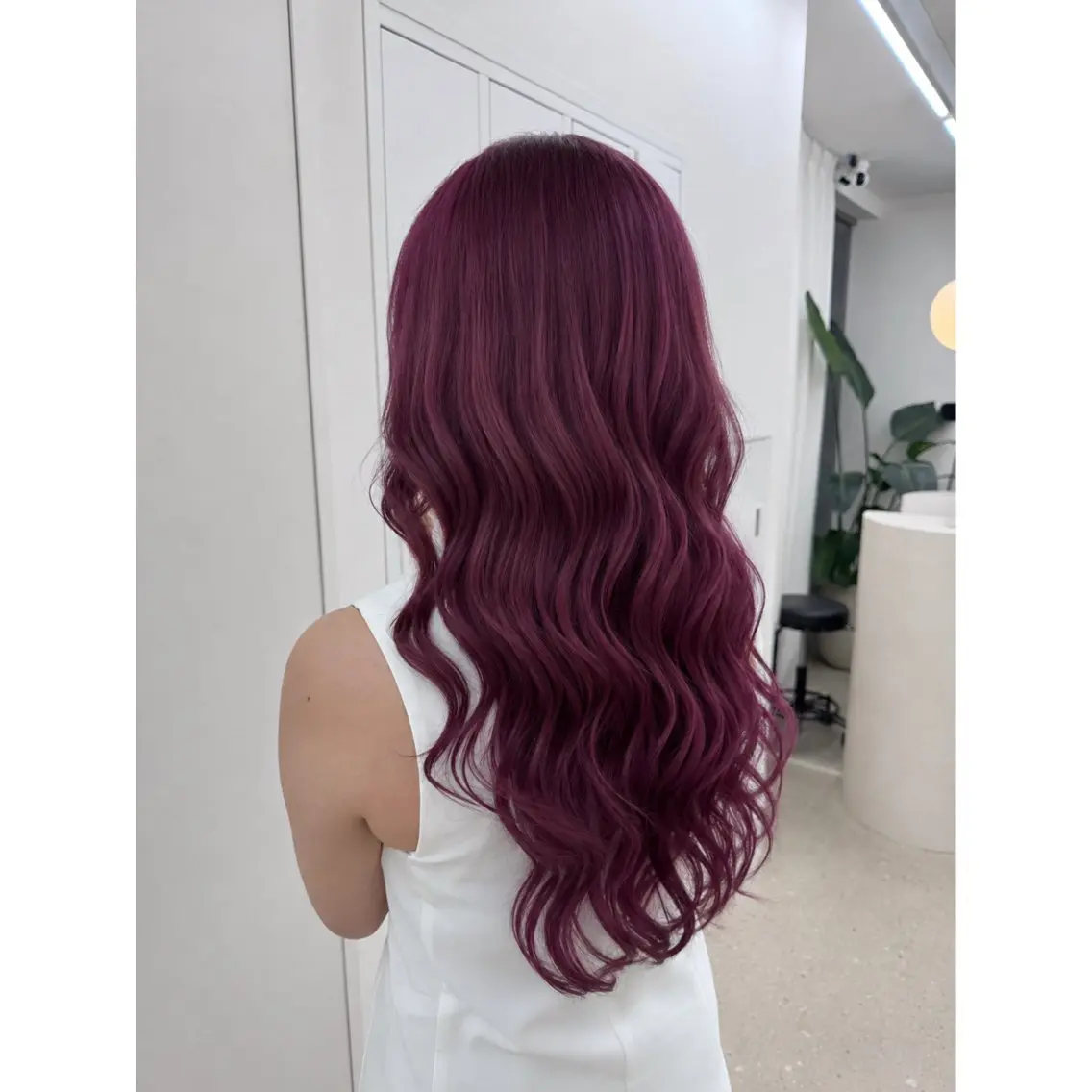 ロング カラー ヘアカラー 内田 愛莉のヘアスタイル
