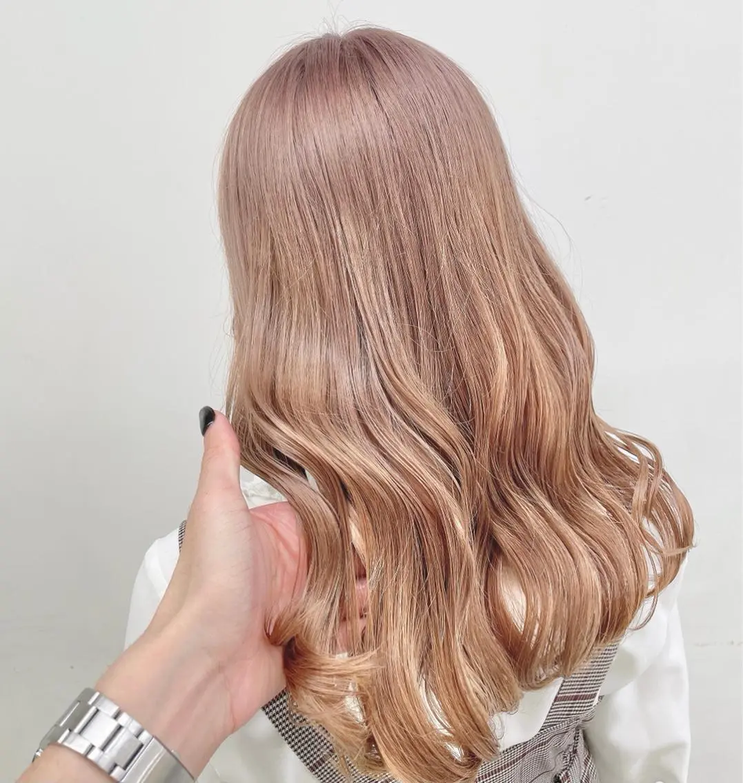 ロング カラー 🍒韓国暖色ヘア NO.1🍒🪽のヘアスタイル