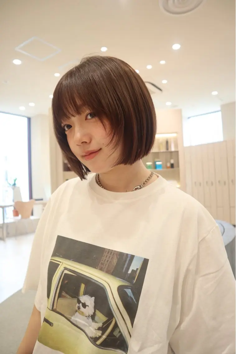 カラー 透明感カラー カット ヘアカラー レイヤー/透明感 カラー/ましろのヘアスタイル