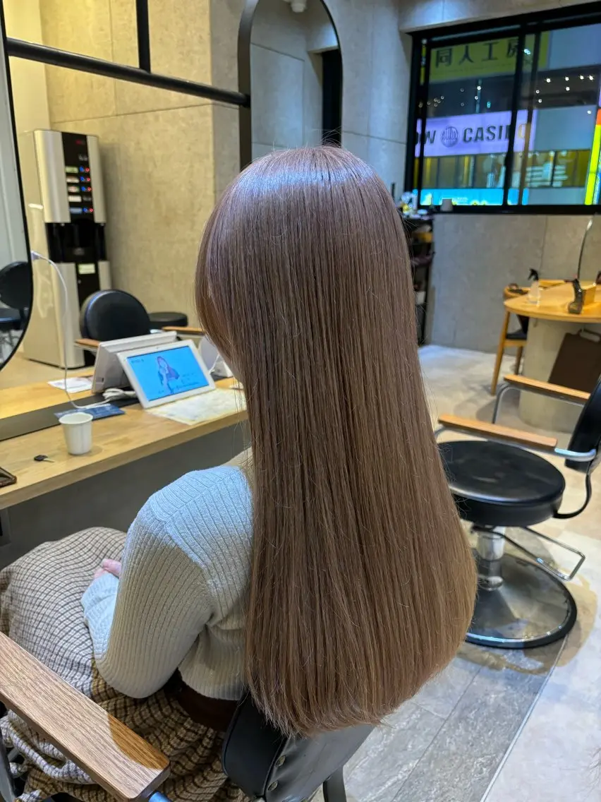 カット+ダブルカラー+シルクトリートメントの写真