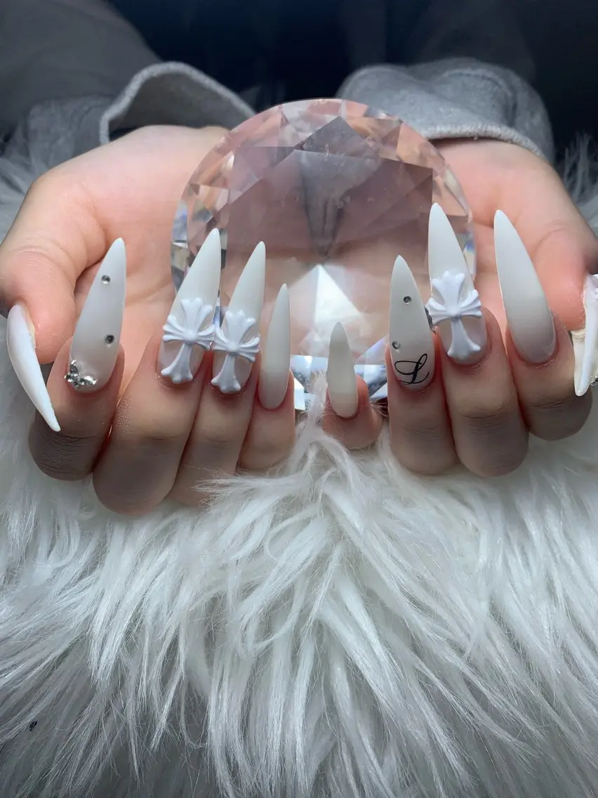 ネイル アートネイル オーロラネイル チークネイル 長さ出し フットネイル ハンドネイル 銀河_ Chan nailsのネイルデザイン