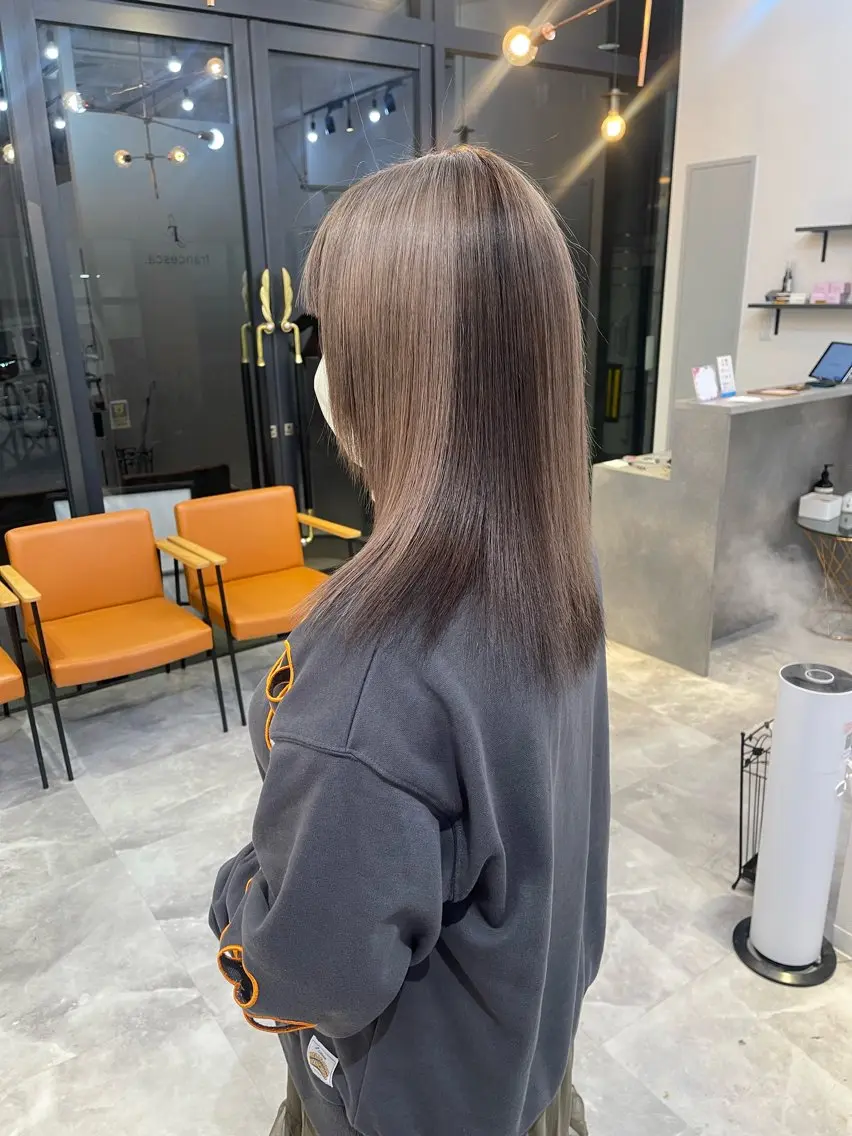 ロング カラー 髪質改善 トリートメント トリートメント 盛れる顔まわり✨🎀 レイヤー別所好葉のヘアスタイル