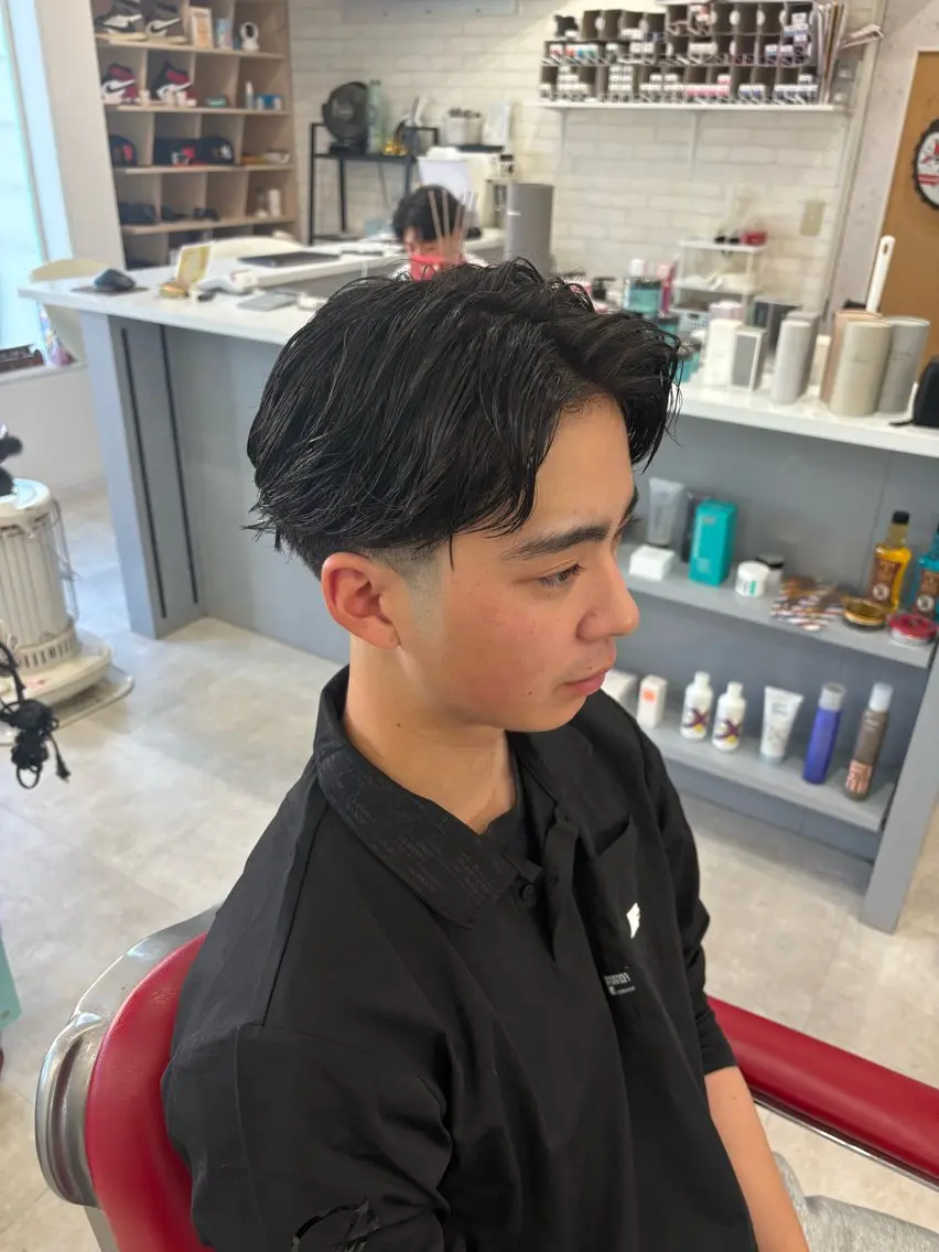 ショート メンズ カット 本間 颯太のヘアスタイル