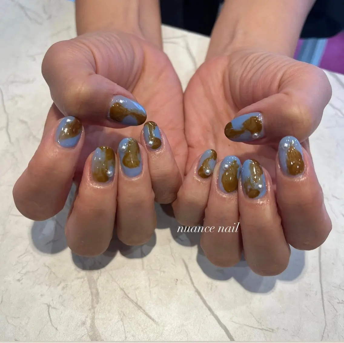 ミディアム ハンドネイル soin.nail aiのネイルデザイン