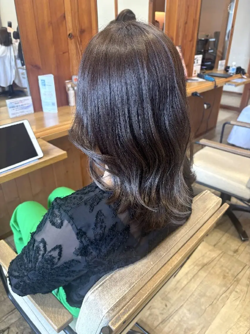 セミロング カラー カラーモデル募集中 /まゆき🌺のヘアスタイル