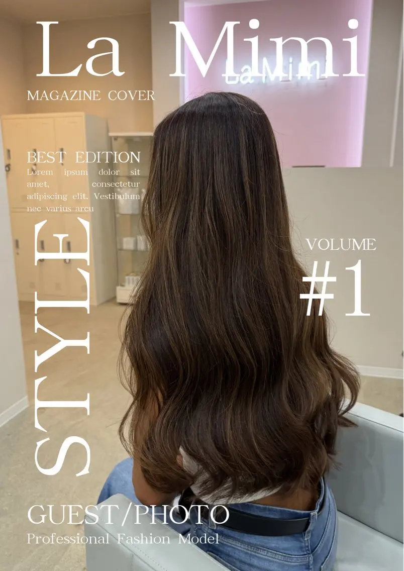 ロング カラー アッシュ バレイヤージュ ミストバング ブリーチ ケアブリーチ ヘアカラー 🫧La Mimi YUI🫧のヘアスタイル