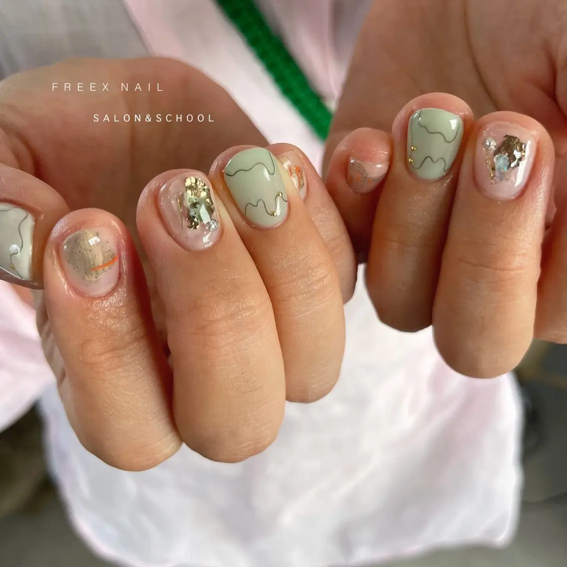 ネイル ニュアンスネイル ハンドネイル ハンドケア freex nail /ニュアンス/個性派のネイルデザイン