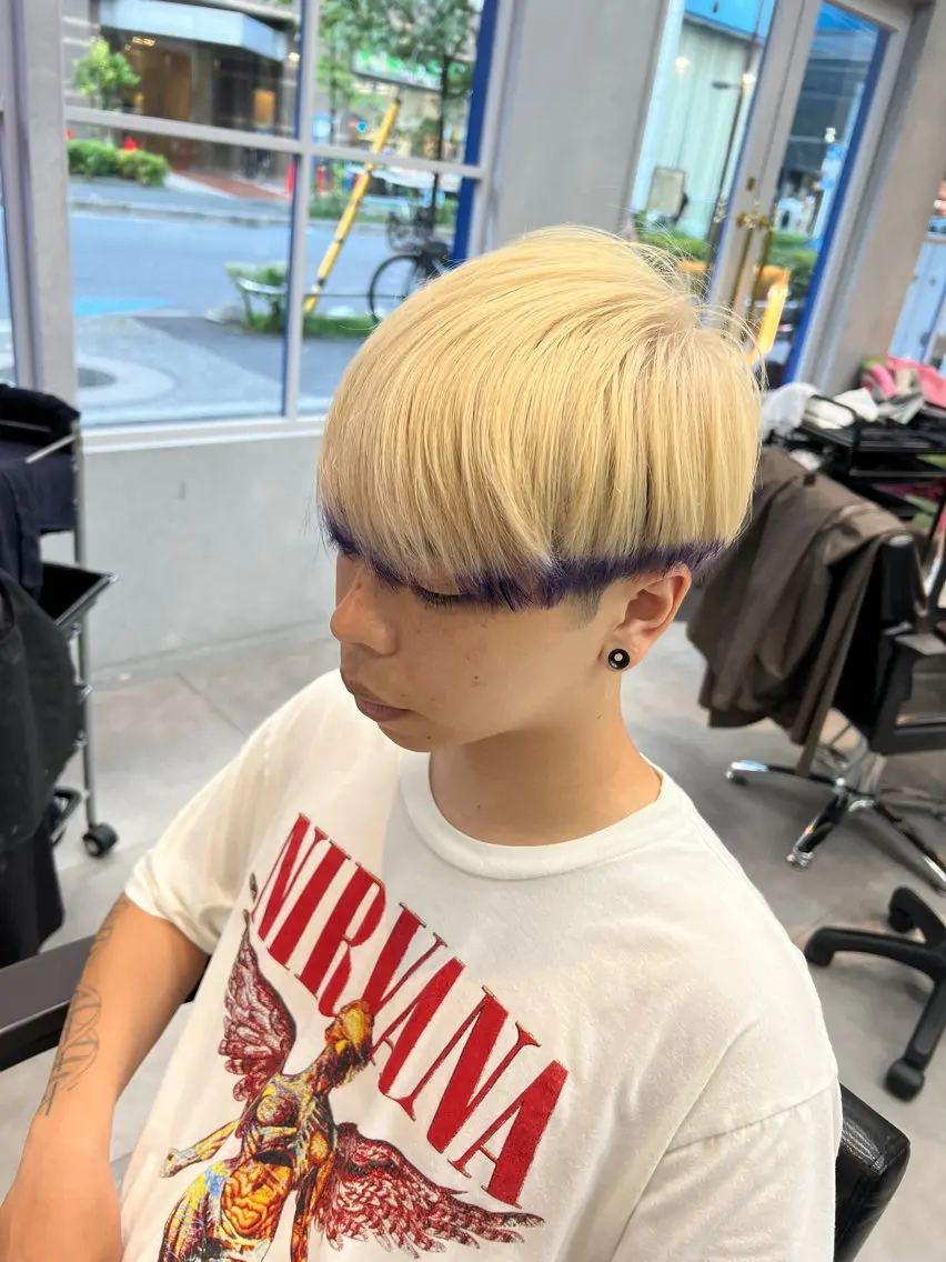 カラー メンズ 🐬Lala 🐬のヘアスタイル