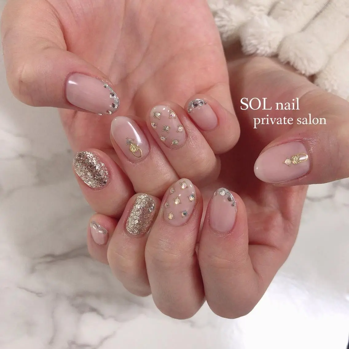 ネイル ハンドネイル SOL NAILのネイルデザイン