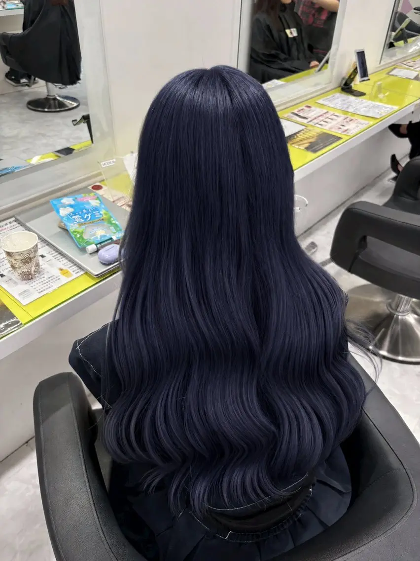 ロング カラー ヘアカラー トリートメント 寒色/韓国カラー Ukyouのヘアスタイル