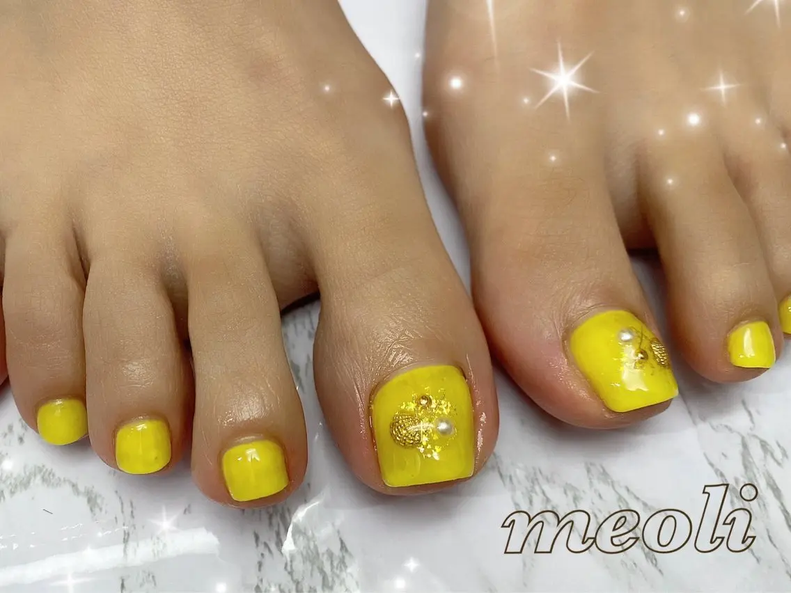 ネイル フットネイル nail salon meoli メグのネイルデザイン